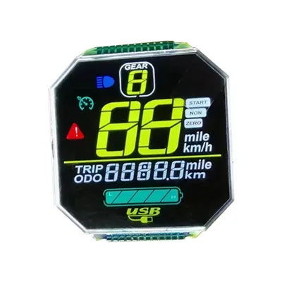 Pracovní kroky pro LCD displeje sportovního vybavení